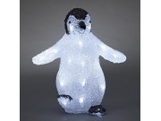 Konstsmide Acrylic Penguin LED Battery Operated (30 x 28cm)